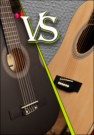 Guitarras Acústicas: Cuerdas de Nylon vs. Cuerdas Metálicas