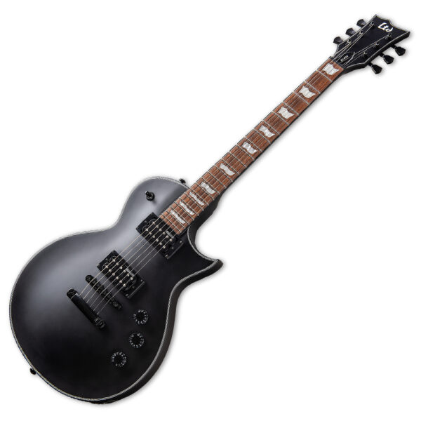 Guitarra eléctrica LTD EC-256BLKS Negra Satín