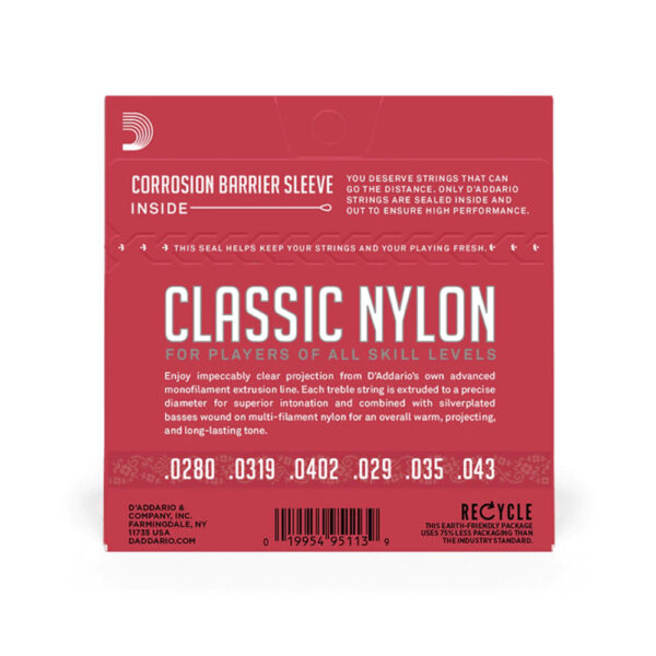 Encordado classic nylon EJ27N